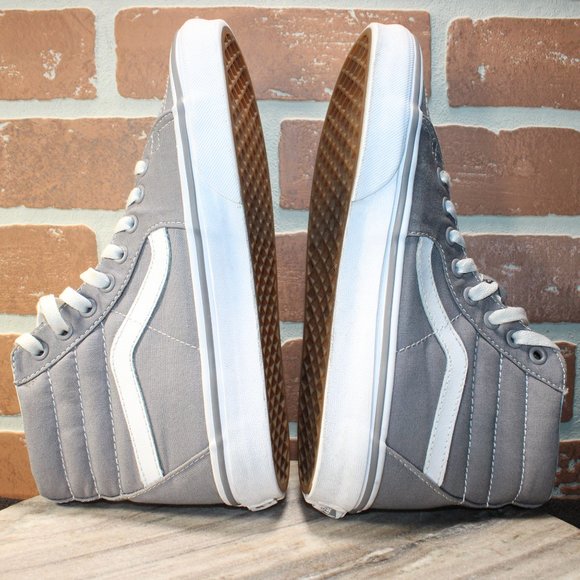 Gray High-Top Sneakers - Picture 5 of 8